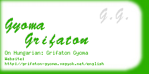gyoma grifaton business card
